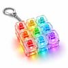 Key Keyboard Keychain Keyboard Fidgets Toys Keycap Stress Relief Clicker Keychains Decompression Toy Button Keycap Key Chain