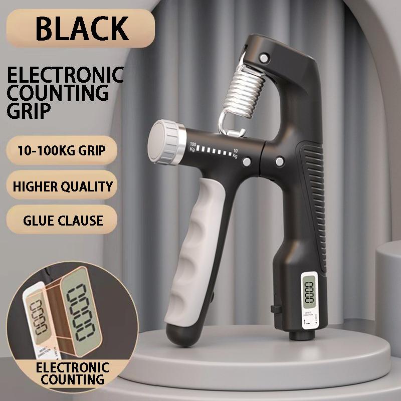 Electronic Counting Grip 10-120KG Adjustable Hand Strength Trainer for Arm Wrist Muscle Training Fitness Equipment