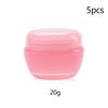 5Pcs Plastic Face Cream Sample Travel Containers 5G 10G 20G 30G Empty Jars Sample Cosmetic Jar Makeup Pots With Inner Lid