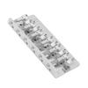 Bass Bridge Zinc Alloy Fixed Type 6 String Electric Bass Bridge Replacement for Practice