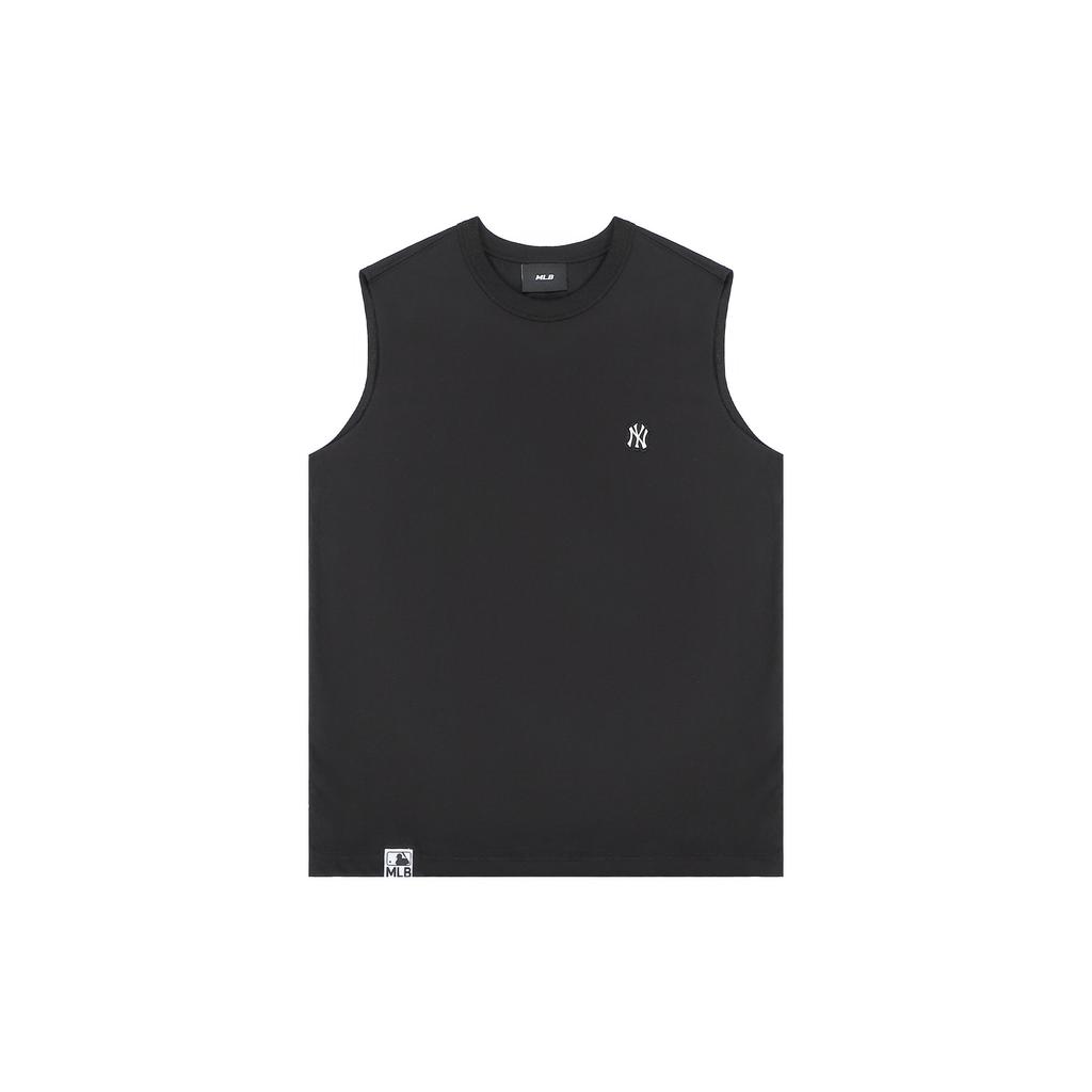MLB New York Yankees Classic Letter Print Sports Sleeveless T-Shirt Unisex Tops Black 3ATK01023-50BKS