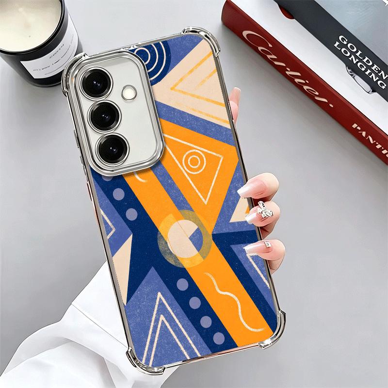 Abstract Geometry PopArt Desgin Soft Phone Case For Samsung A17 A27 A07 A37 A57 A16 A56 A15 A55 A14 A54 A13 A53 A26 A36 A25 A35