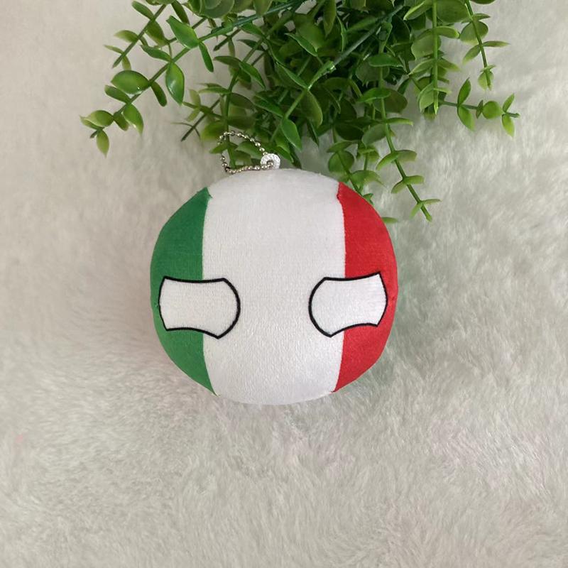 Julegaver Country Ball Plysjdyr 10Cm Polandball Anheng Landsflagg Kuler Countryball Kosedukke