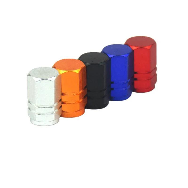 4Pcs Aluminum Alloy Car Wheel Tire Valve Caps Tyre Covers Air Valve Tire Rim Stem Dust-Proof Covers Motorcycles Auto Accessories