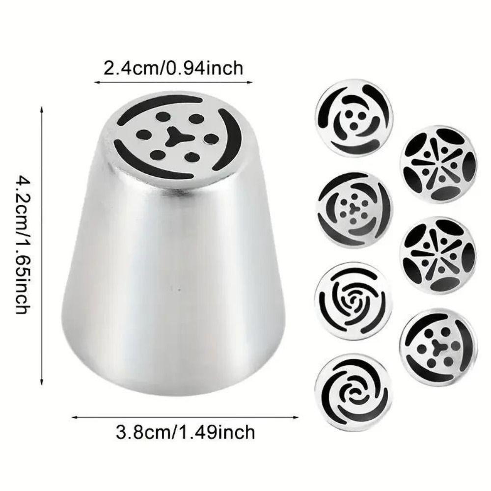 47pcs/set Steel Cake Decorating Nozzles Set Baking Tool Flower Frosting Nozzles  Pastry Tools