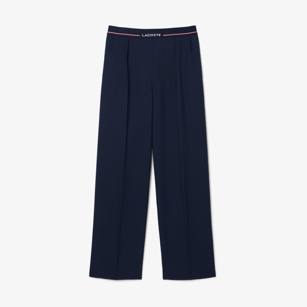 Lacoste Women's Logo Banding Wide Pants HF8428-55N166
