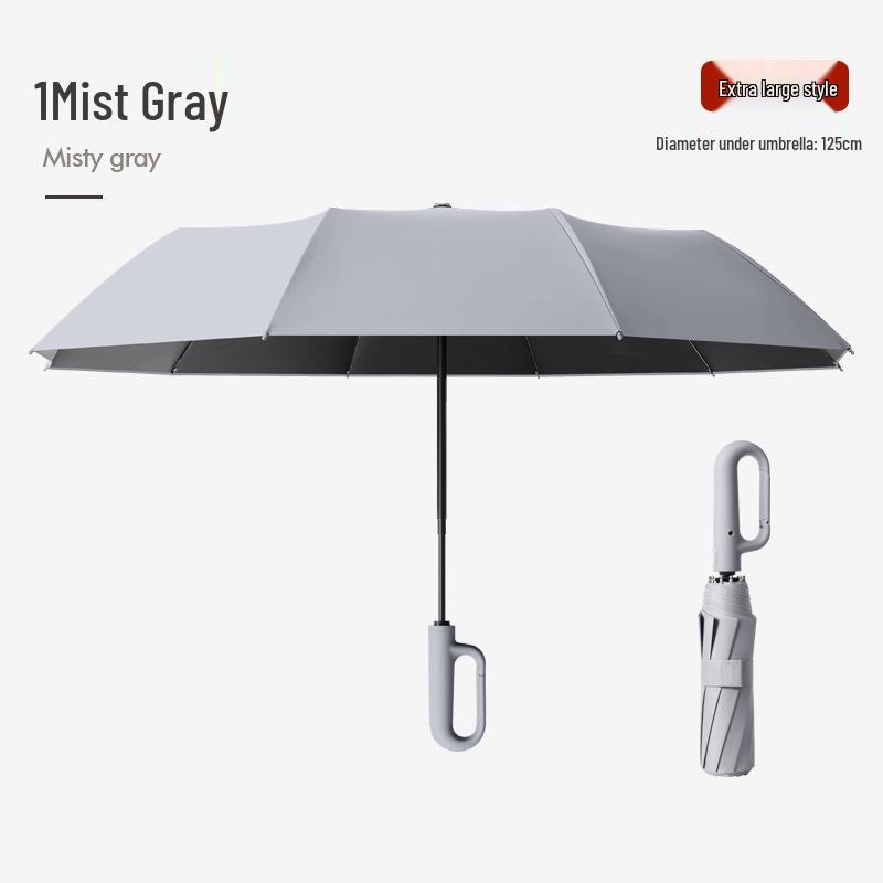 Schlaufen-Schnalle Automatischer Umkehrschirm - Winddicht, Reflektierend, Faltbarer Regenschirm für Männer und Frauen