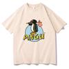 Pingu Classic Logo Natural TShirt Women Unisex Round Neck Penguin Tee Shirt Harajuku Clothes Classic Comfortable Chic YK Clothing