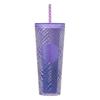Starbucks SAKURA 2025 Logo Vaso Frío Tumbler Gradiente Azul Nocturno 710ml Morado Marino Botella de Agua Venti