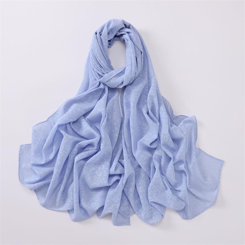 Fashion Press Leopard Dot Bubble Chiffon Instant Hijab Shawl Lady High Quality Wrap Beach Bufandas Ramadan Muslim Sjaal 170*70Cm