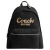 Cargo 33 Logo Stickerei Stoff Rucksack Groß Damenrucksäcke Schwarz CAM76-LHBLK