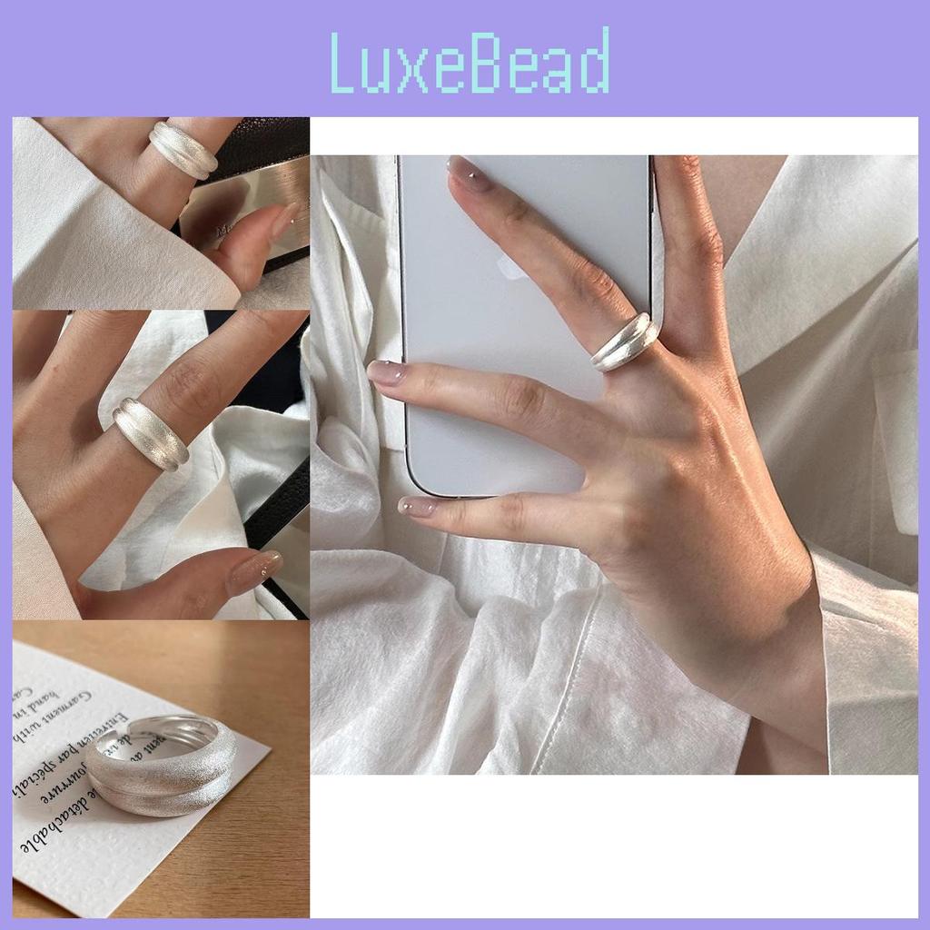 Ins Style Unique Geometric Copper Ring Designer Open Adjustable Band For Women