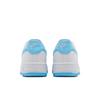 Nike Air Force 1 Grade School 'White Aquarius Blue' (Unisex) White / White / Aquarius Blue Kids' Skateboarding Shoes FV5948 107