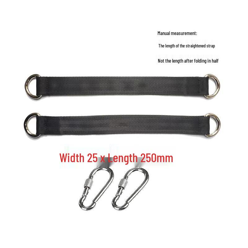 

24CM Durable Polyester Outdoor Swing Strap with Hanging Buckle Extension