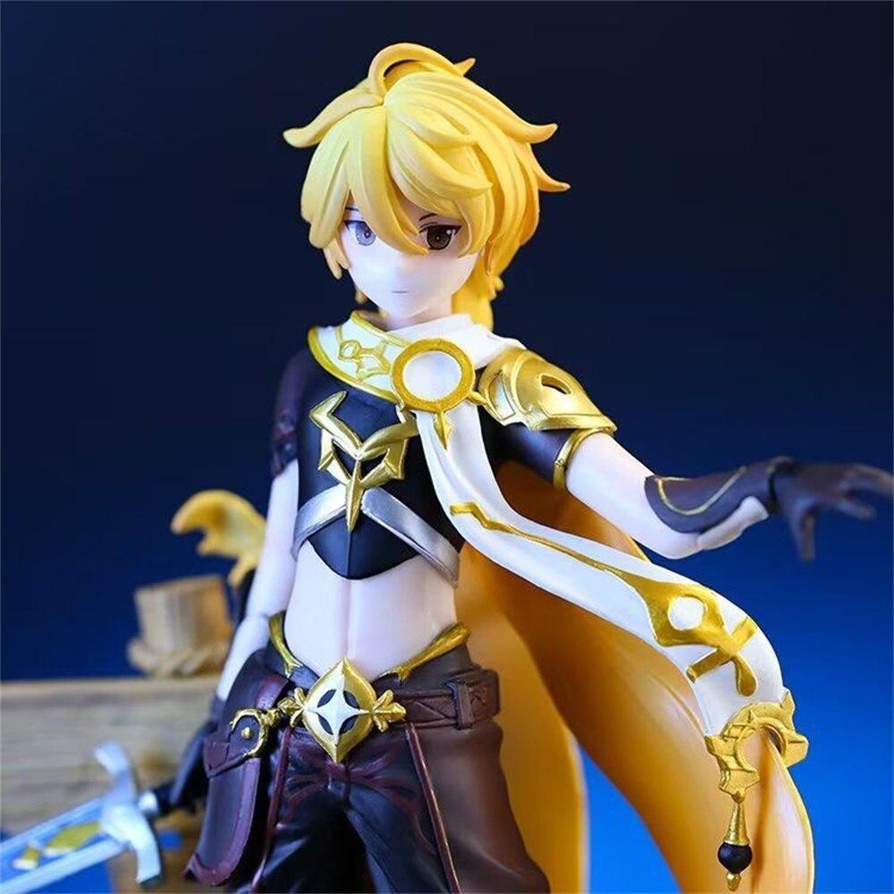 Genshin Impact Barbara Anime Figure Genshin Impact Lumine /Aether Action Figure Klee Figurine Collection Model Doll Toy Gift