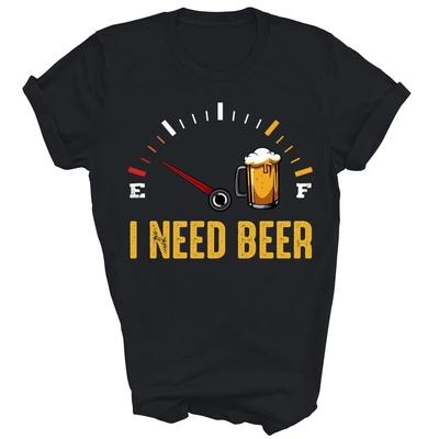 Ich brauche einen Bier-Meter Alkohol Trinken Unisex Shirt Geschenk