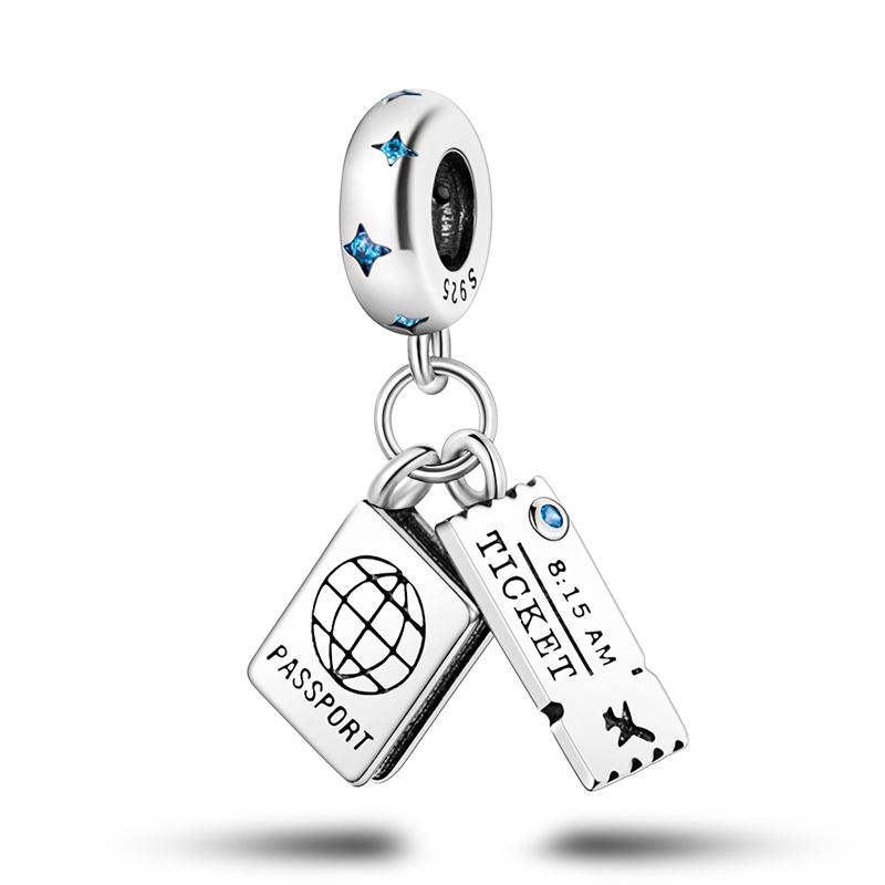 Kupfer Reiseflugzeug Serie Charm Perlen Für Marke Original Armband DIY Exquisiter Gedenkschmuck Für Frauen