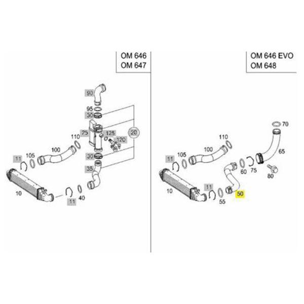 Σωλήνας Εισαγωγής Mercedes-Benz E-Class S211 W211 2115284382