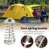 Pružinová přezka stanu Nerezová Korozi Odolná Protiskluzová konstrukce Snadná montáž Camping Stake Větruodolný Stahovač lan stanu
