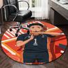 1pc Haikyuu!! Kageyama Tobio Anime Round Carpet Office Chair Mat, NonSlip Rug for Home Decor, Seasonal Gift, Suitable for Office, Living Room