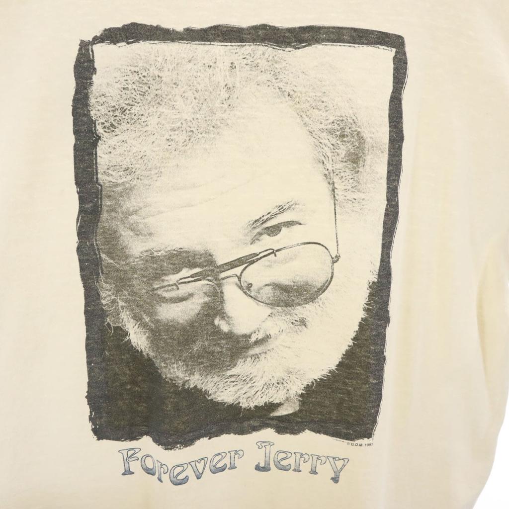 OLD 90s Jerry Garcia Grateful Dead Grateful Dead Short sleeve Single stitch T-shirt Men's Used