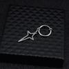 Stainless Steel Men Hoop Earring Clip Earring Cross Star Dangle Earring Korean Style Ear Cuff