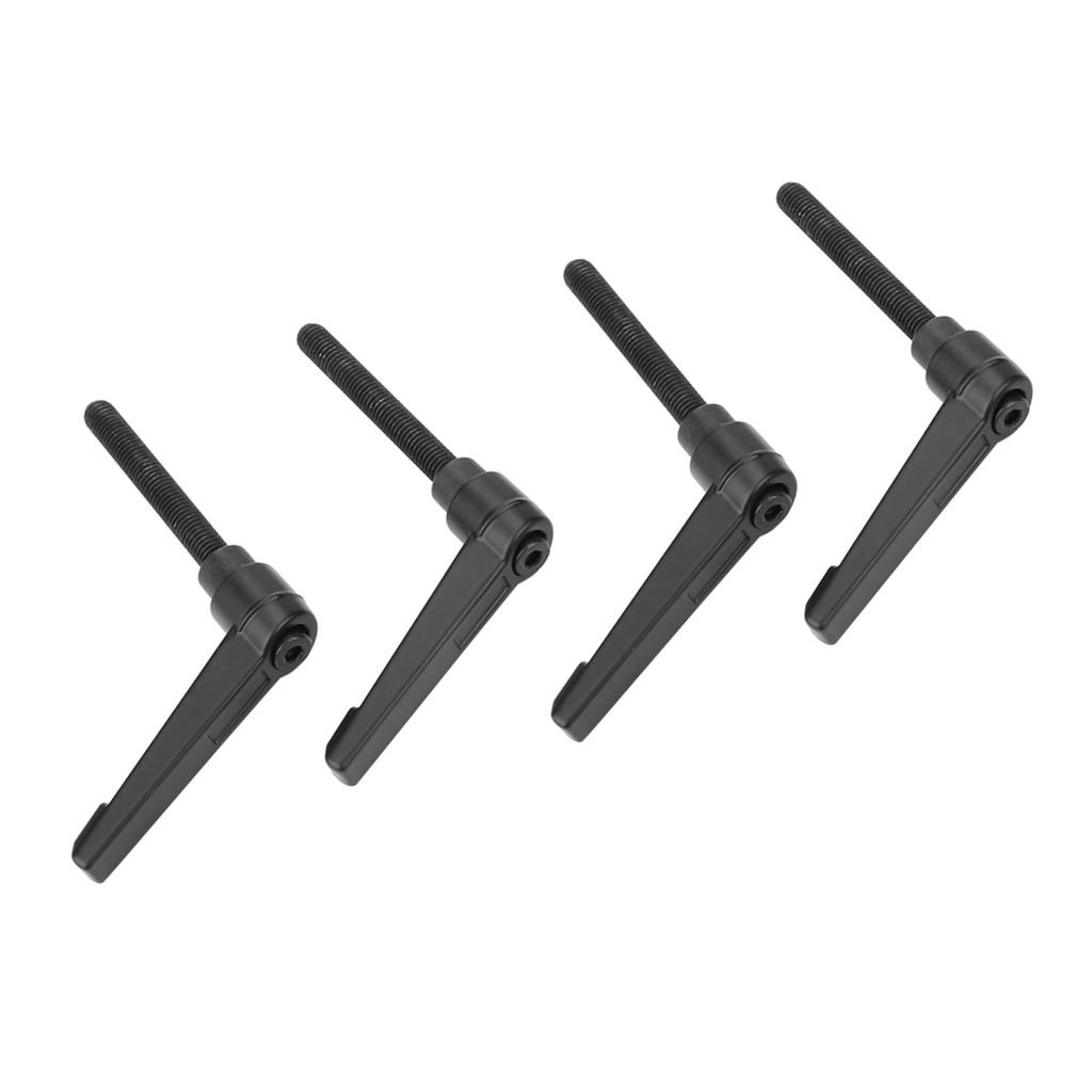 4PCS Metal Machine Knobs Adjustable Fixing Handle M6 Male Thread (50mm)
