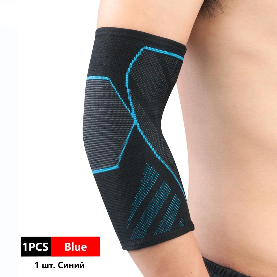 Loogdeel 1Pcs Breathable Compression Elbow Support Pads Elastic Brace Unisex Basketball Volleyball Fitness Protector Arm Sleeves