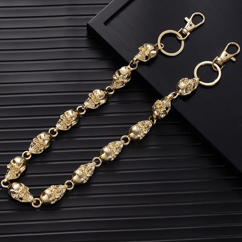 Catena da Jeans Teschio in Metallo Punk Teschio Oscuro Catena da Vita Accessori Cool e Versatili