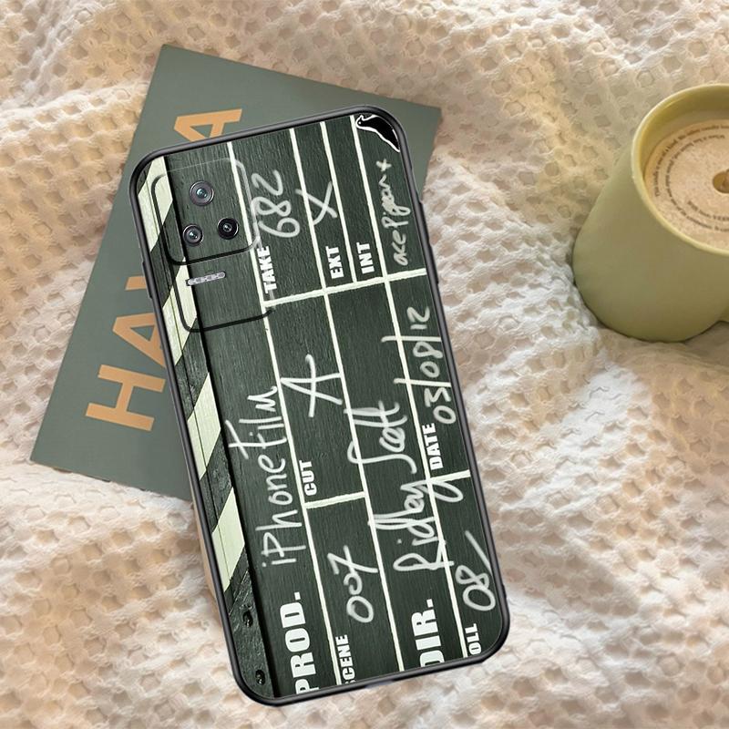 

Clapperboard Case For Xiaomi 15 Ultra 13 14 11T 12T 13T 14T Pro POCO X7 Pro F5 F6 M6 X3 X5 X6 Pro Cover Xiaomi 13