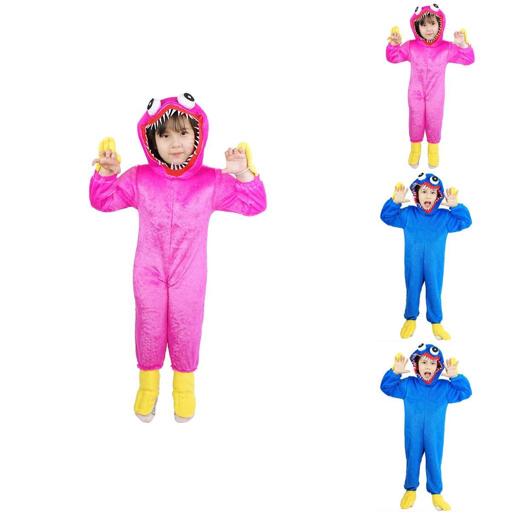 Kids Poppy Playtime Huggy Wuggy Bodysuit Nightclothes Perfect For Cosplay And Parties Available In 4 Sizes!