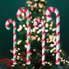 Christmas Decoration Inflatable Toys Christmas Candy Cane Santa Claus Walking Stick Crutch Balloons