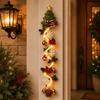 Christmas Tree Style Christmas Glowing Christmas Door Hanger Lighted Wall Hanging  Front Porch