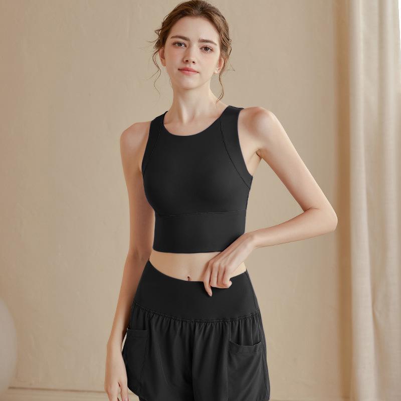 Stoßfester Hochintensitäts-Sport-BH für Damen mit Seitenhalt für Laufen und Fitness