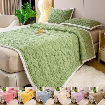 Nuovo materasso in taffetà ispessito, coprimaterasso in velluto a fagioli, morbido cuscino tatami jacquard in velluto latte