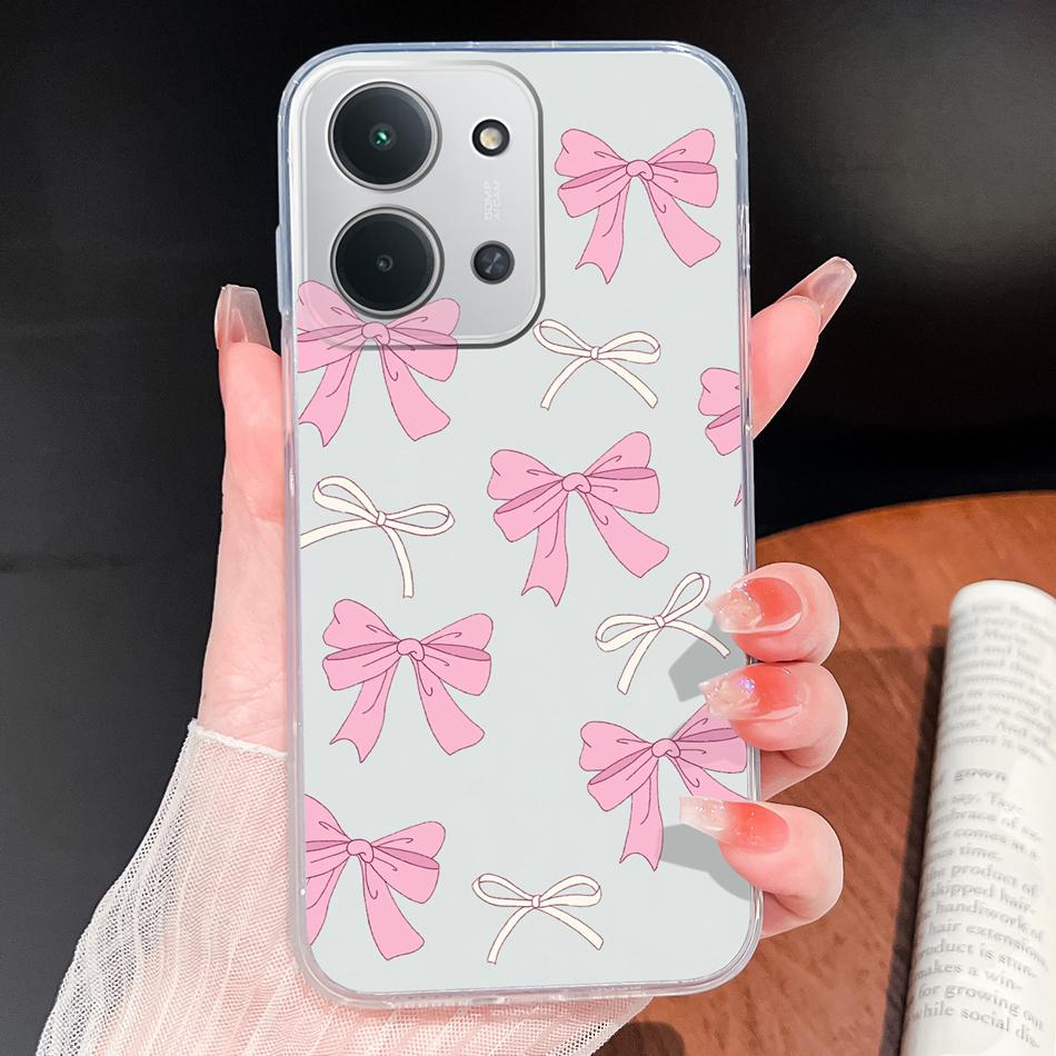 Case For Poco C85 C75 C65 C55 Ocean Fish Transparent Phone Back Cover For POCO C 75 Soft TPU Silicone Lightweight Protectors
