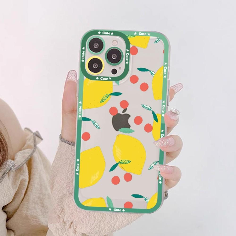 Fruit Lemon Cherry Phone Case For Redmi 7 8 9 A For Redmi Note 5 7 8 9 10 11 Pro Max 4G 5G Funfas