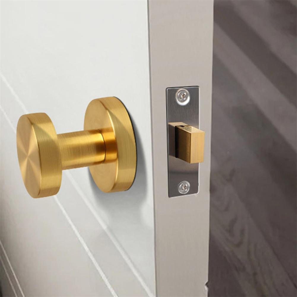 Minimalist Design Interior Door Handle Home Interior Security For Background Walls Single Side Lock Cabinet Black