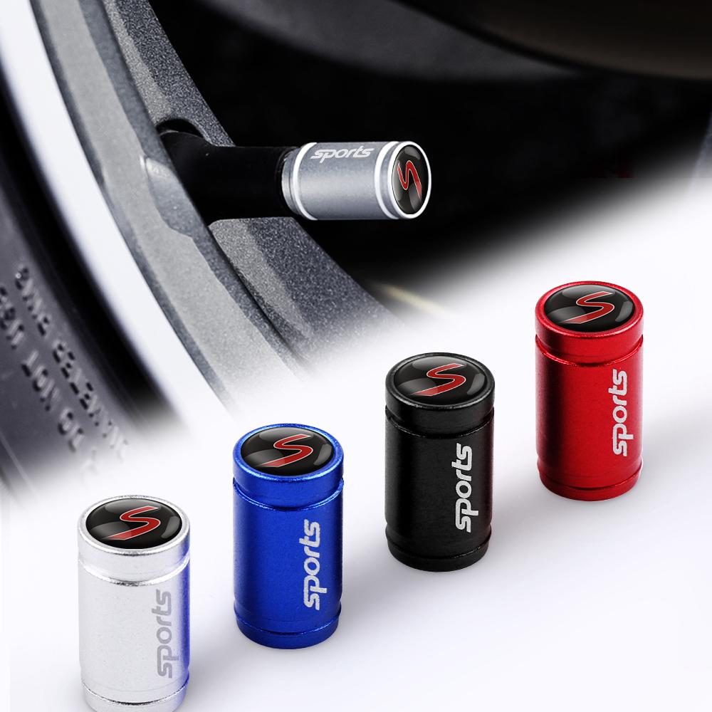 4Pcs Car Styling Wheel Tire Valve Caps Stem Case Auto Exterior Accessories For MINI Cooper JCW WORKS R55 R56 F55 F56 R57 R58 R59 Hvmqy88