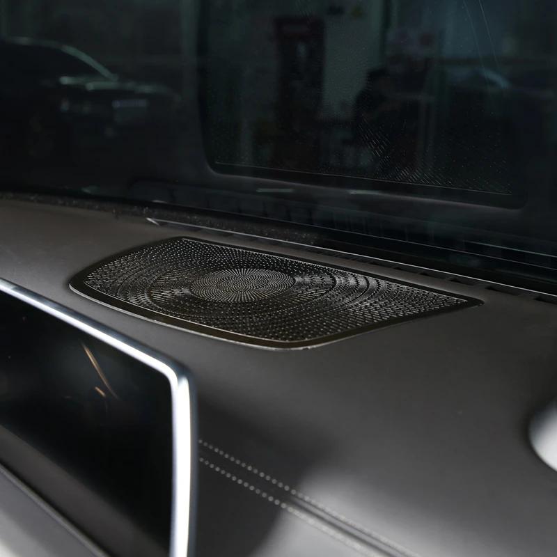 Aluminiowa aluminiowa dekoracja wnętrza samochodu Panel wskaźników Głośnik Siatka do BMW serii 7 G11 G12 2017 2018 Auto