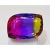 Beautiful Ametrine Bi-Color Natural Fancy Cut 85-86 Ct Certified Loose Gemstone
