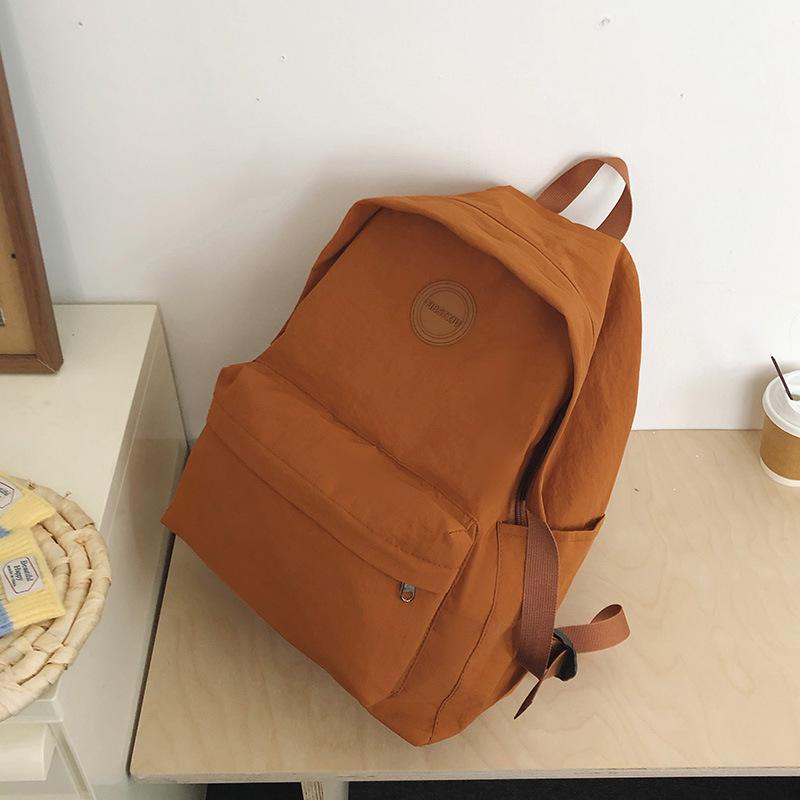 

Весна Новый Нейлон Легкий Спортивный Рюкзак Ins Большая Вместимость Однотонный Студенческий Школьный Рюкзак Повседневный Рюкзак .