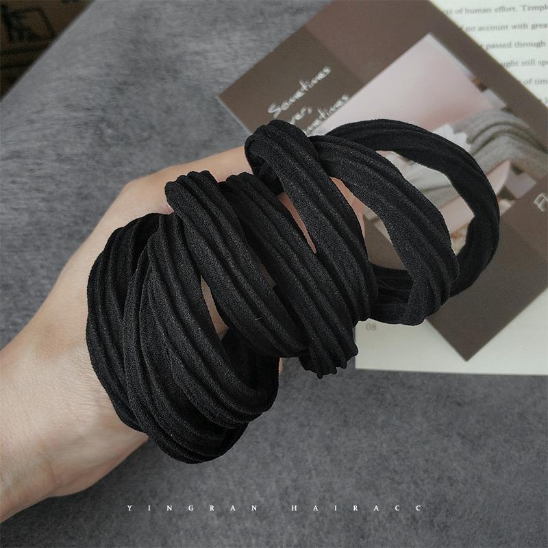 Highly Elastic Gentle on Hair Thickened Minimalist Durable Large Hair Tie