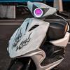 Fizepgo Motorcycle Sticker, Flame Decal - 2 Waterproof Emblem Design for Bumper Truck Golf Cart Mailbox Window Suitcase