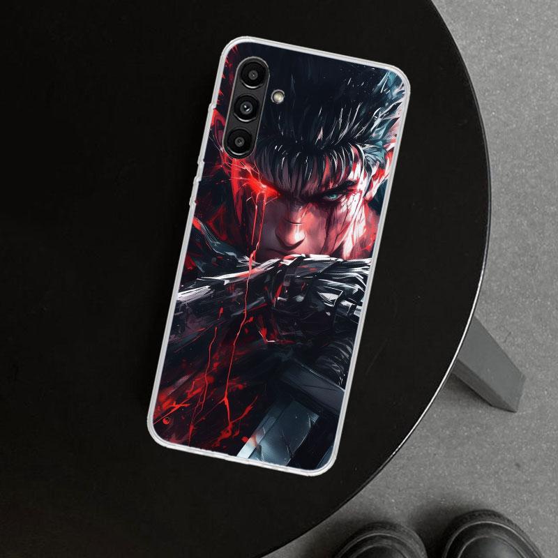 Guts B-Berserks Anime Phone Case Cover for Samsung Galaxy A17 A16 A26 A36 A56 A57 A37 A15 A25 A35 A55 A14 A24 A34 A54 A13 A23 A3