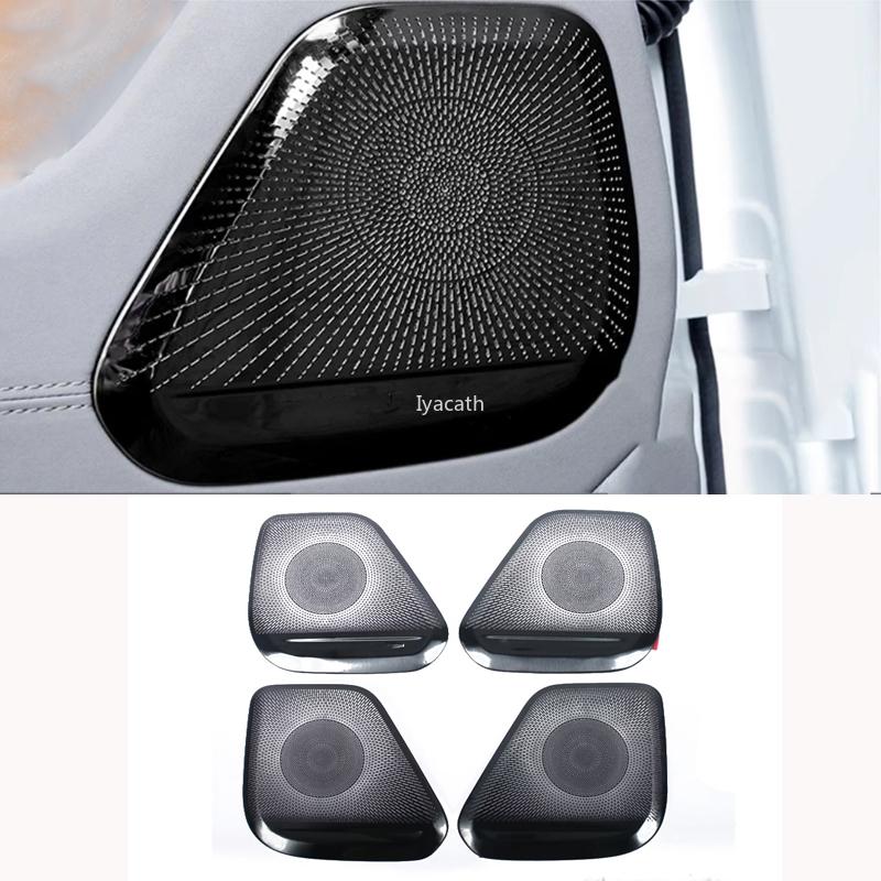 For Zeekr 7X 2024 2025 4door Horn Cover Door Front Column Roof Rear Trunk Speaker Sound Frame Audio Panel Decor Car Accessories