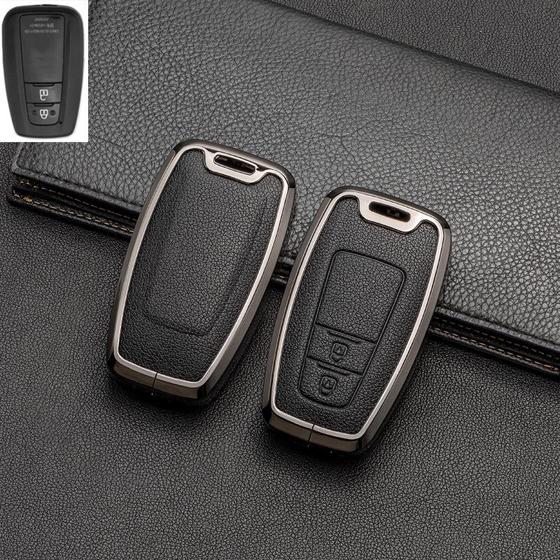 Full-Cover Metal Key Case for Toyota Corolla, RAV4, Rongfang, Wilanda, Levin, Camry