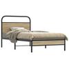 VidaXL Bed Frames Without Mattress 90x200cm Smoked Oak Engineered Wood 4100349