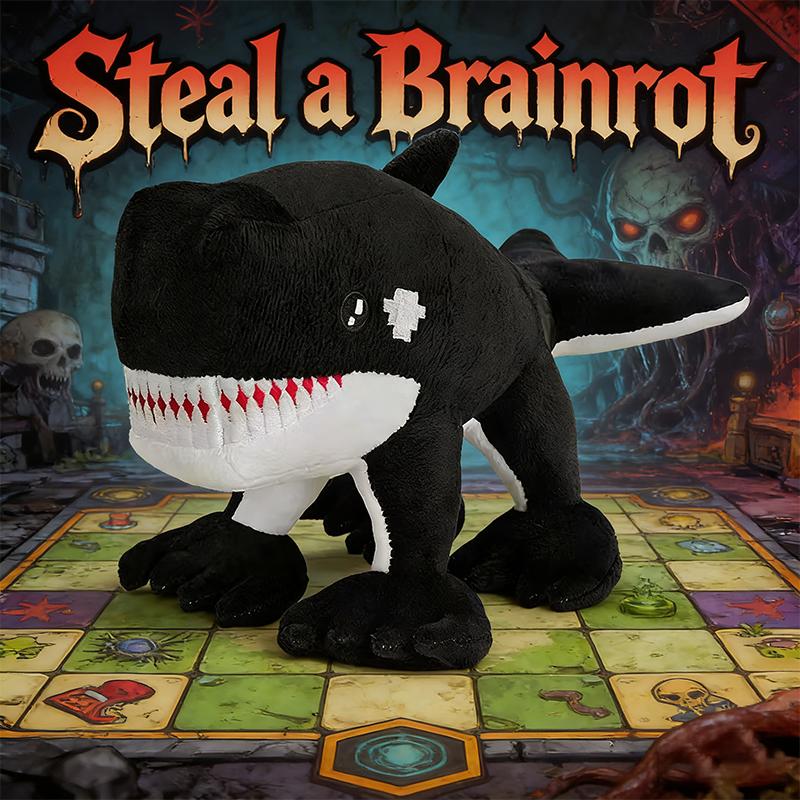 Neue Steal A Brainrot WL Shark Cannelloni Drachen Plüschtiere Niedliche Anime-Spiel-Peripheriegeräte Sammlerfiguren Puppen Kindergeschenke