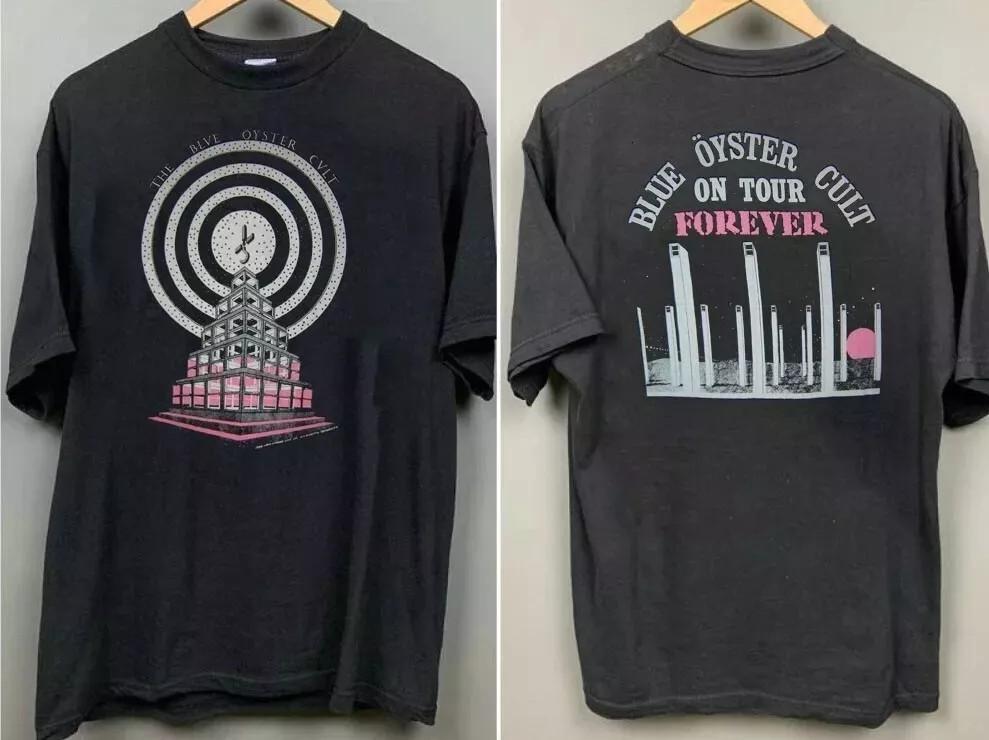 

Blue Oyster Cult On Tour Band Black 2 Side Vtg Tshirt Unisex S5XL Unisex T-Shirt XXL